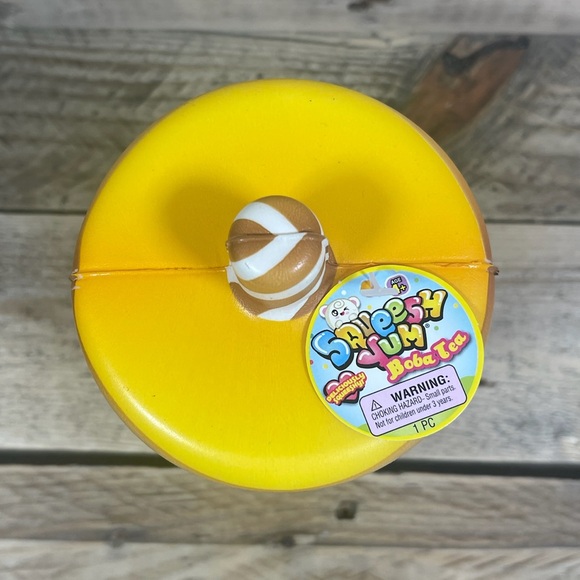 2x Ja-Ru Squeesh Yum Boba Tea Brown Stress Toy Bubble Drink Fidget Squishy Foam - Picture 4 of 6